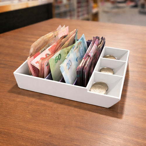 Cash tray coin note - cash,